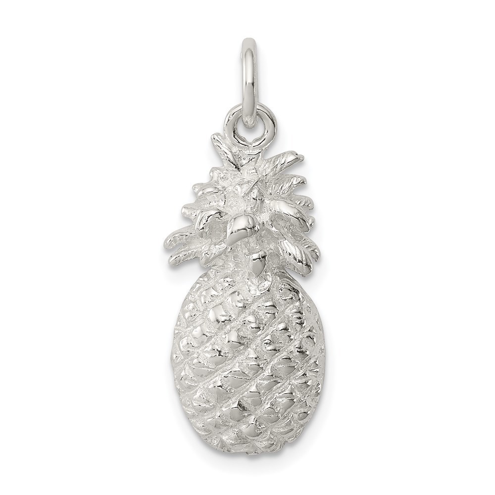 Million charms 925 Sterling Silver Pineapple Necklace Charm Pendant